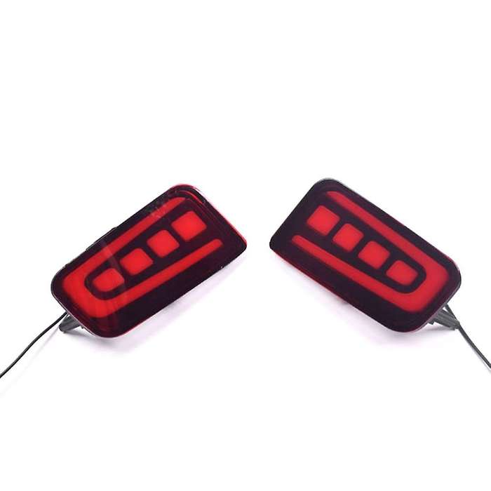 Car LED Rear Bumper Light Auto Brake Light Turning Signal Reflector Rear Fog Lamp 12V for Everest 20