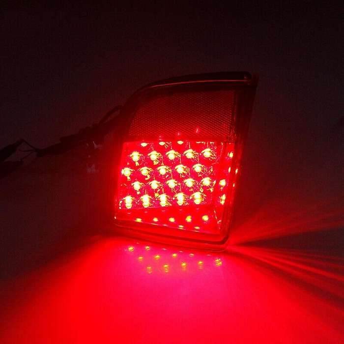 Car LED Rear Bumper Reflector Brake Light Tail Lamp Fog Light for Land Cruiser LC200 2008-2015