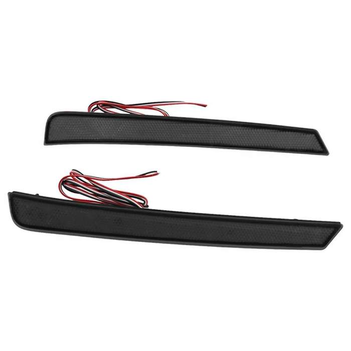 Car LED Rear Bumper Reflector Light Taillight Fog Light Brake Light for Vellfire 40 Series 2023+ Bla