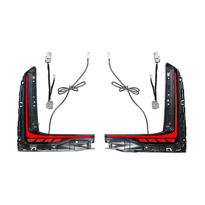 Car LED Rear Bumper Reflector Dynamic Brake Light Tail Lamp for VELLFIRE 40 Series 2023+ Turn Signal
