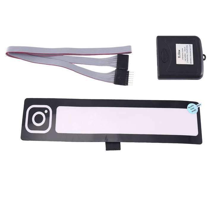 Car Led Reflective Stickers Car Window Sticker Windshield Electric Car Stickers Glow Panel Decorati