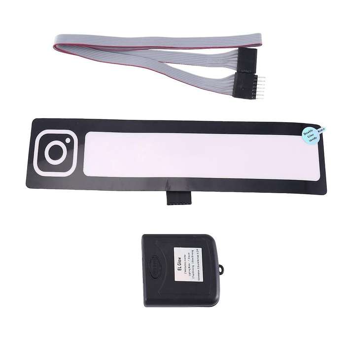 Car Led Reflective Stickers Car Window Sticker Windshield Electric Car Stickers Glow Panel Decorati