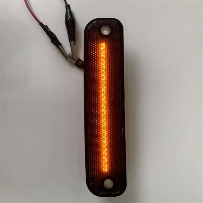 Car LED Side Marker Signal Lamp Light Turn Lamp for 1973-1980 GM2550108, 6270434 Front Bumper Side L