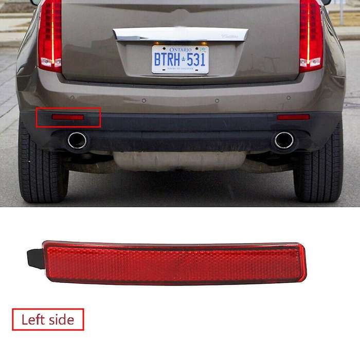 Car LED Taillight Stop Rear Bumper Reflector for SRX 2010-16 2009-12 Acadia 2007-12