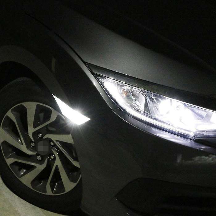 Car Led Side Marker Turn Signal Lamp with T10 Bulbs for Honda Civic 2016 2017 2018 2019