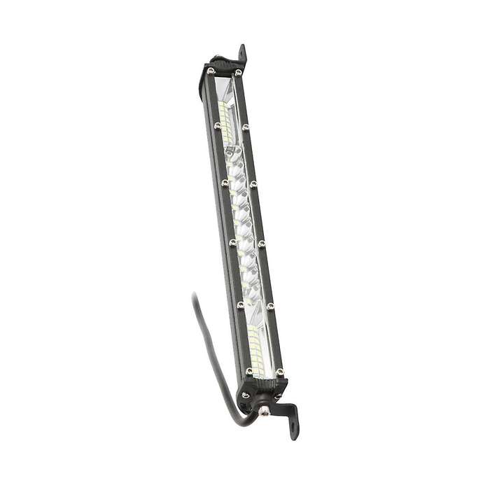 Car Led Single Spotlight Off-road Light Truck Headlight Long Bar Center Grille Spotlight Grille Lic