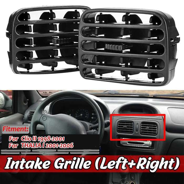 Car Left & Right Dashboard Air Conditioner Air Vent Outlet Grille for II 2 2001-2006 7702258375 7702