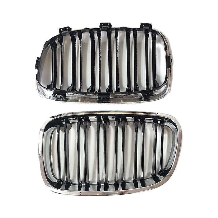 Car Left & Right Front Bumper Kidney Grille for  1-Series F20 2012-2014