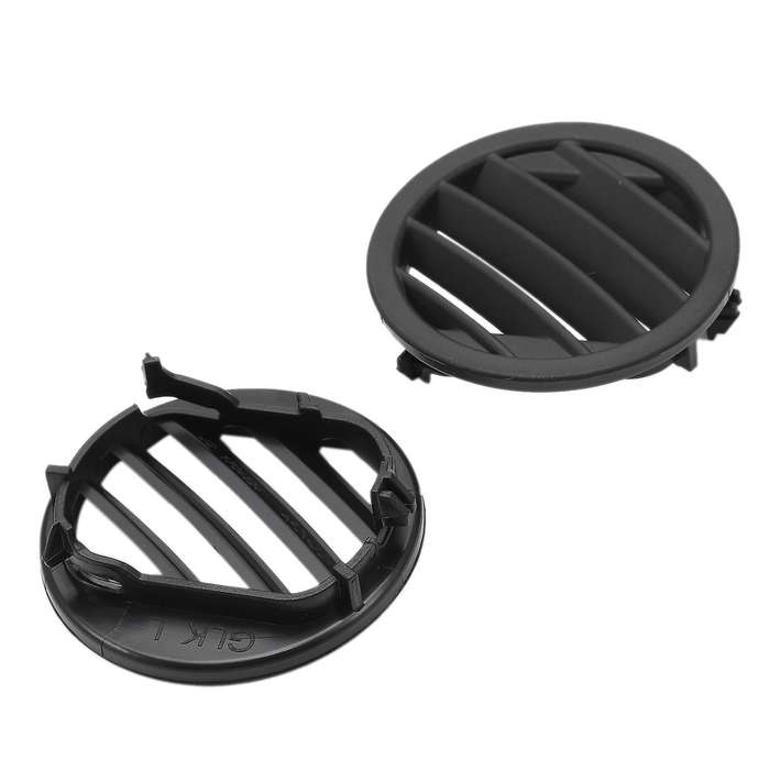 Car Left and Right Side Dash A/c Air Vent Grilles Abs Black for Mercedes-benz X204 Glk 2009-2015 Ca