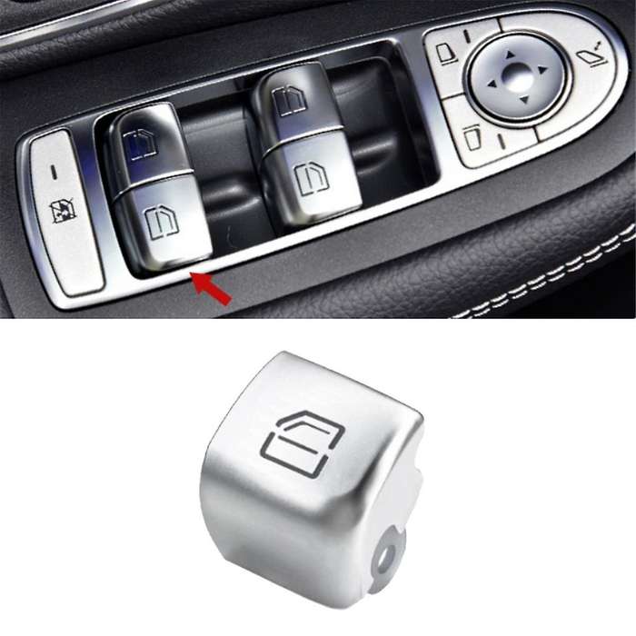 Car Left Driver Door Window Switch Repair Button Cover 2059056811 for - C-CLASS W205 GLC W253 2015-2
