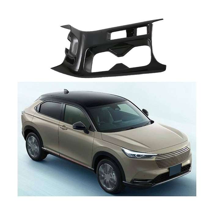 Car Left Drive Center Console Water Cup Holder Decoration Cover Trim Stickers for -v Vezel 2021-202