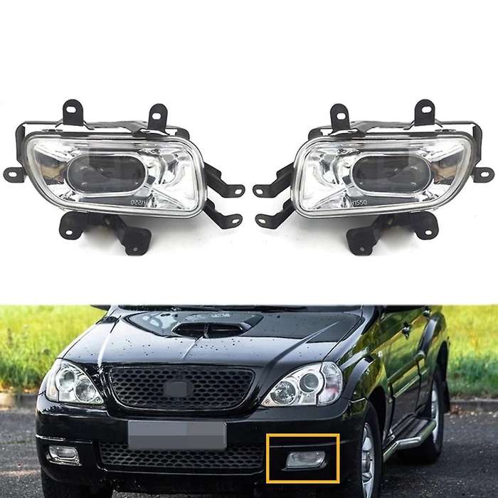 Car Left Front Bumper Fog Lights Fog Lamp for Terracan 2.4 2.9 2001-2007 Headlight Foglamp