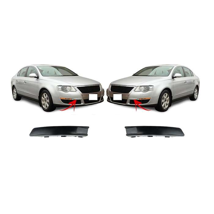 Car Left Front Bumper Trim Front Bumper Bumper Cover for B6 2007 2008 2009 2010 2011 3CD807645 3CD80