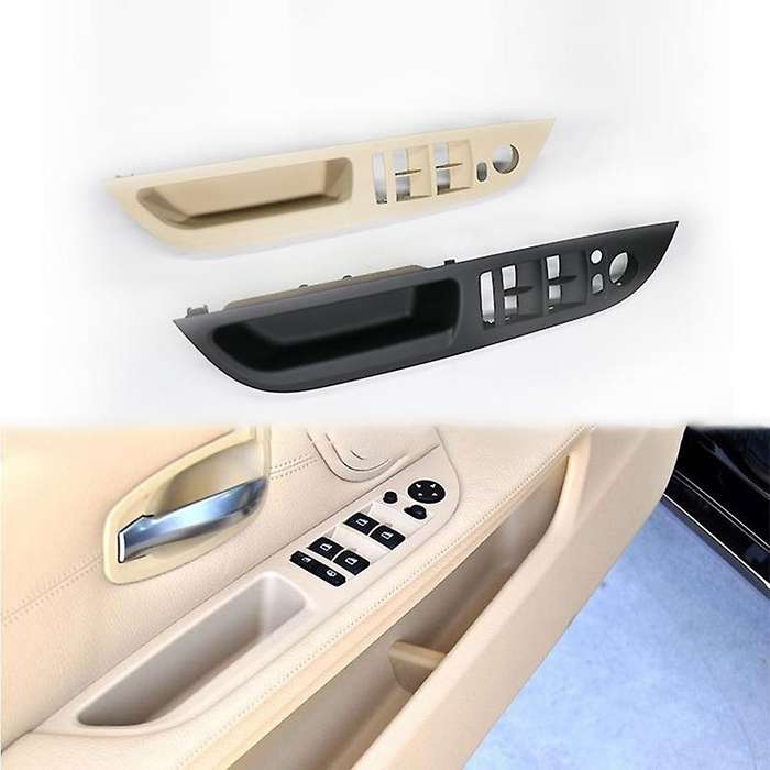 Car Left Front Door Lift Panel Cover Door Armrest Panel for - 5 Series E60 51416983705 Black High ma