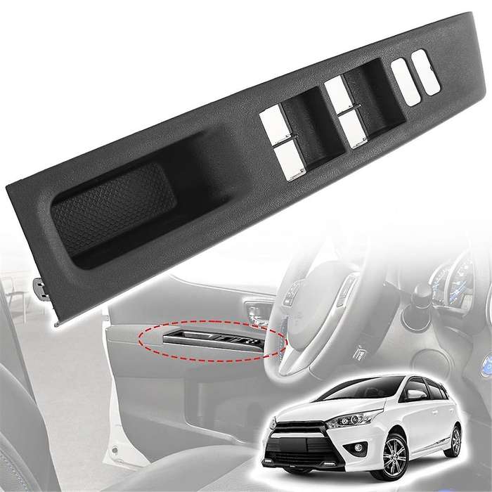Car Left Front Window Switch Control Panel Cover 74232-52550 for Yaris 2012-2014 Car Accessorie