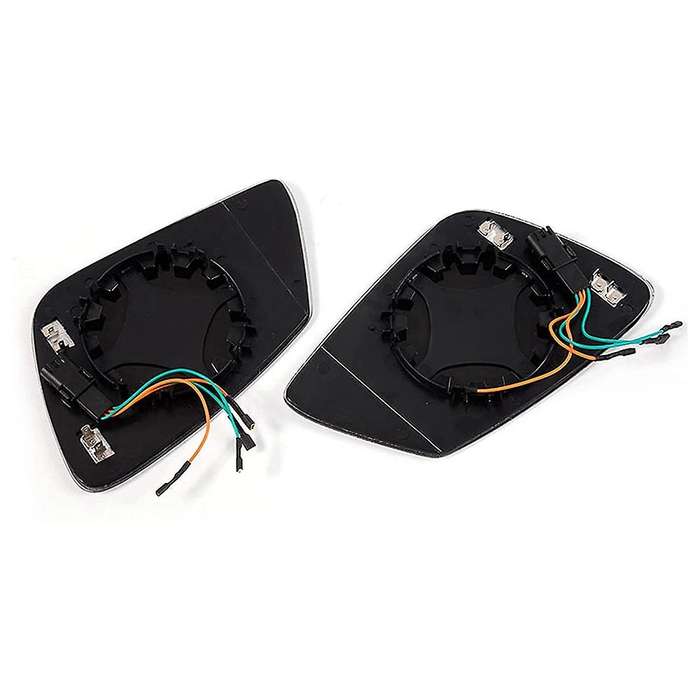 Car Left Heated Glass Rearview Mirror Reversing Rearview Mirror Side Wing Mirror Glass for - F01 F02