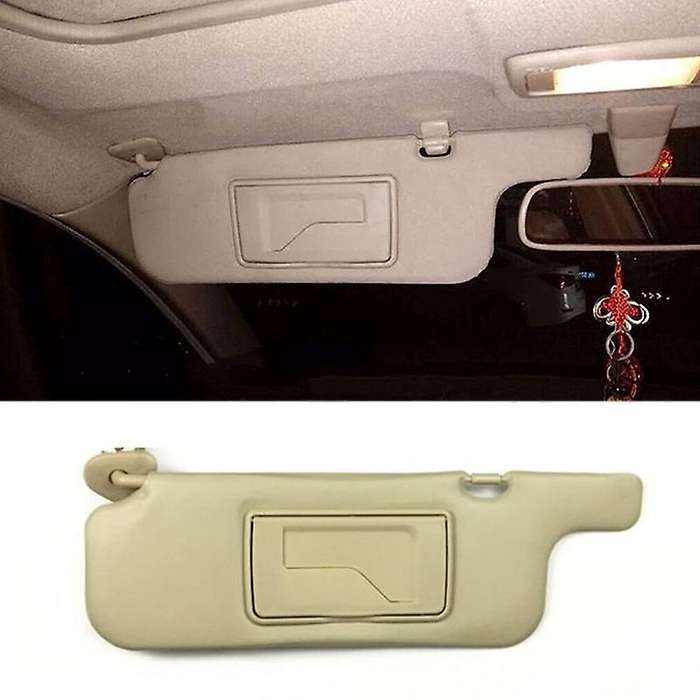 Car Left Inner Sunvisor Sun Shade Front Windscreen Sun Visor Sunshield with Mirror Kit for 2003-201