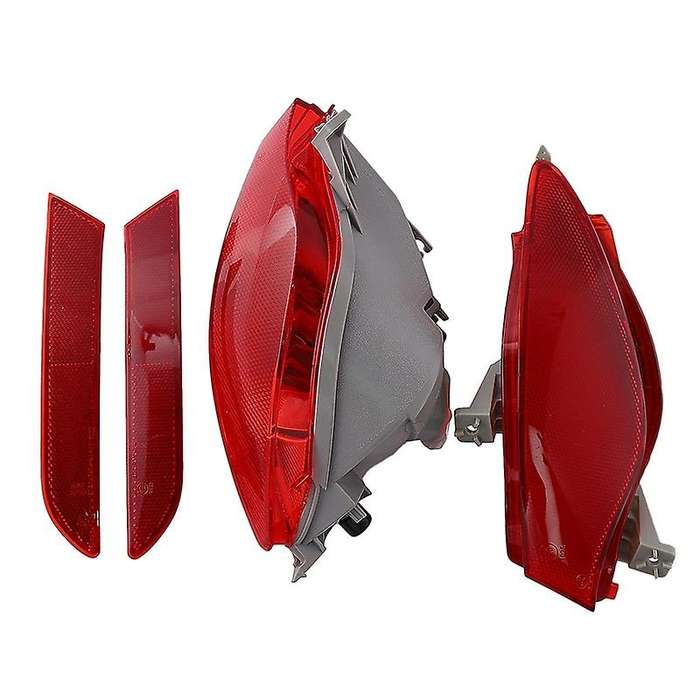 Car Left Rear Bumper Reflector Lights for CX7 -7 2008-2015 Tail Fog Light Housing Red Lens