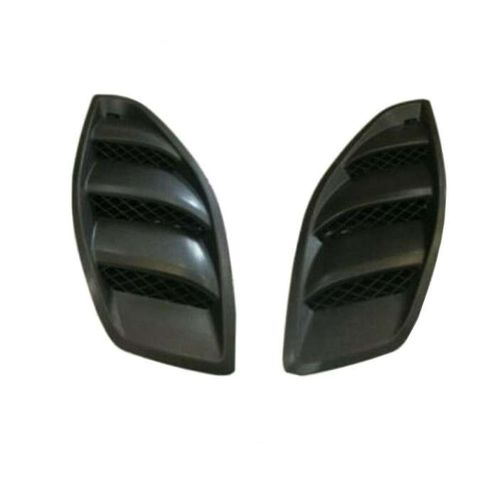 Car Left Right Engine Hood Dome Louvers Inlet Vents Bezel Fit for JK Wrangler 2007-2017