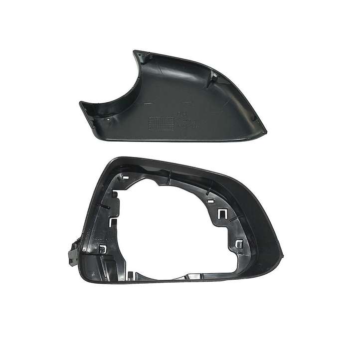 Car Left Side Door Mirror Lower Cover with Frame Black for Model 3 2017-2021