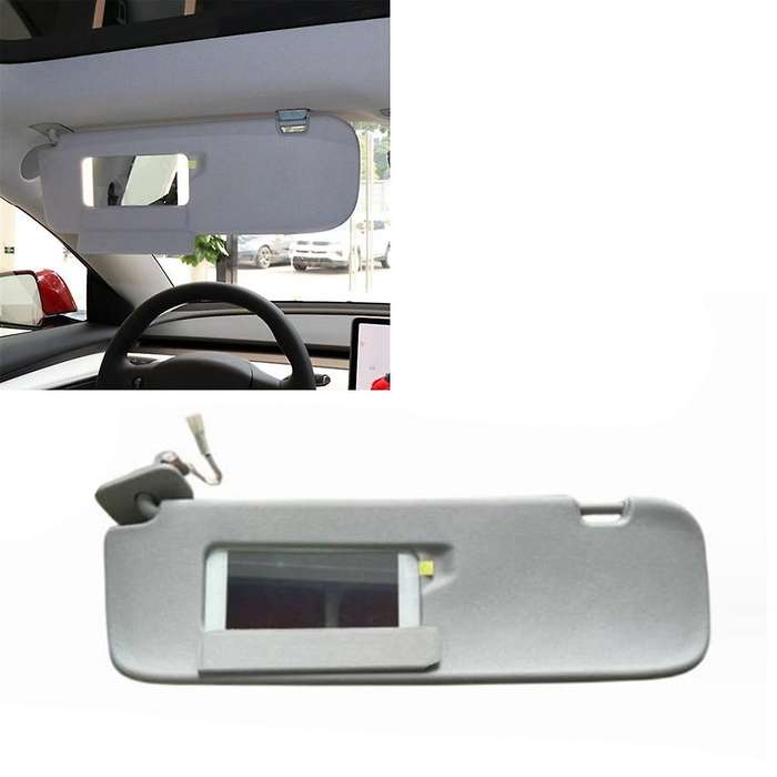 Car Left Side Drive Sunvisor Sunshade for Model 3 2017-2023 Sun Visor with Mirror Light 149040631d 1
