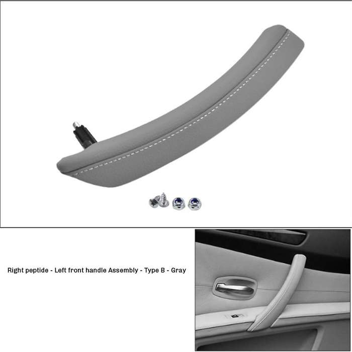 Car Left Side Front Door Inner Pull Handle Armrest Cover Assembly 51416983667 for E60 E61 2006-2010