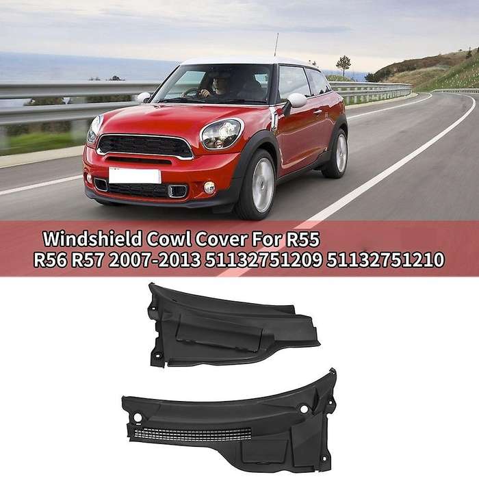 Car Left Side Windshield Cowl Cover Apron for Mini R55 R56 R57 2007-2013 51132751209 51132751210