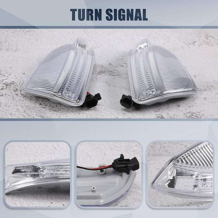 Car Left+right Led Rearview Mirror Turn Signal Light for - W639 W204 S204 A2048200721 A2048200821