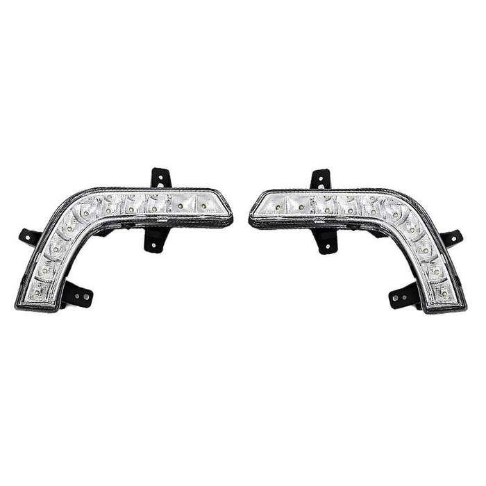 Car Left/Right Front Front LED Fog Light Daytime Running Light Front Fog Lamp for Geely GC6/ 16-19