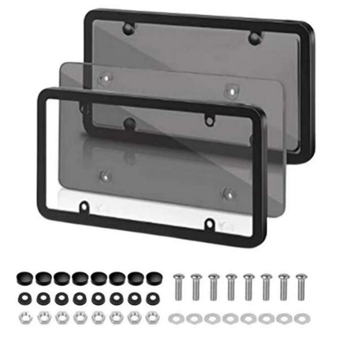 Car License Plate Frame Shield License Plate Holder License Plate Protection Car License Accessories