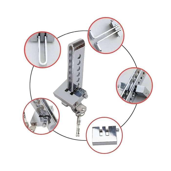 Car Lock Brake Lock Clutch Lock Anti-theft Lock Throttle Lock Pedal Lock Universal Car Supplies