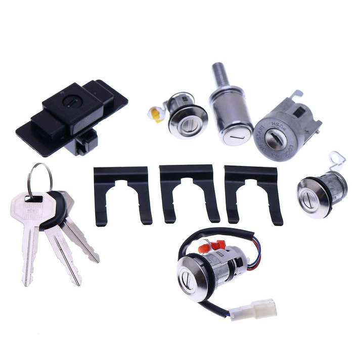 Car Lock Cylinder & Key for Montero Mk2 V31 V32 Mr259744