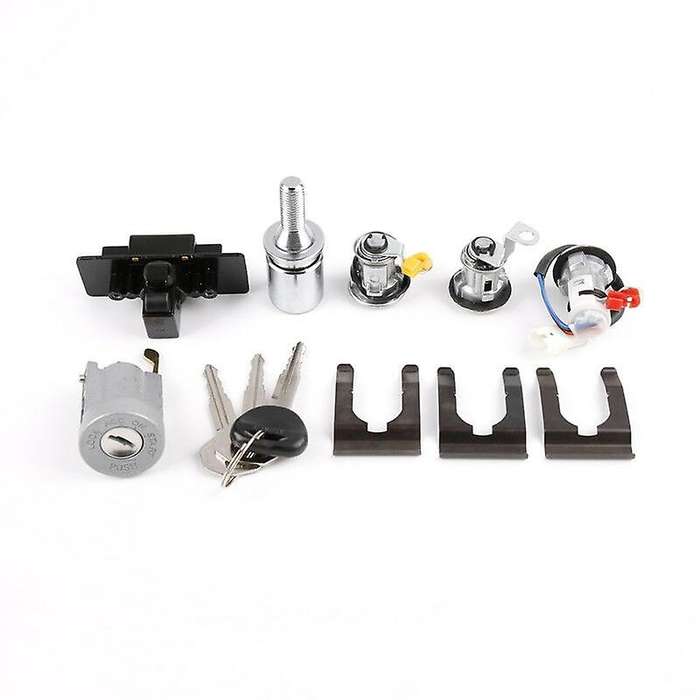 Car Lock Cylinder & Key for Montero Mk2 V31 V32 Mr259744