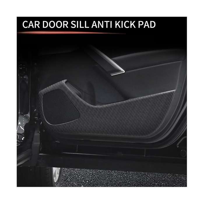 Car Lychee Leather Door Protector Pad Door Plank Anti- Pad Anti-dirty Mat Cover for 2022+ Rhd