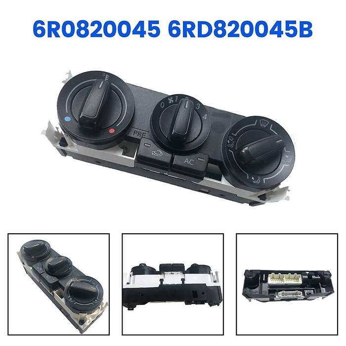 Car Manual A/C Heater Climate Control Panel Unit Switch for 5 6R 2010-2013 6R0820045 6RD820045B