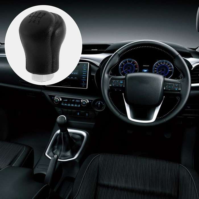 Car Manual Knob Gear Handball Lever Compatible Toyota Hilux Revo 6 Speed