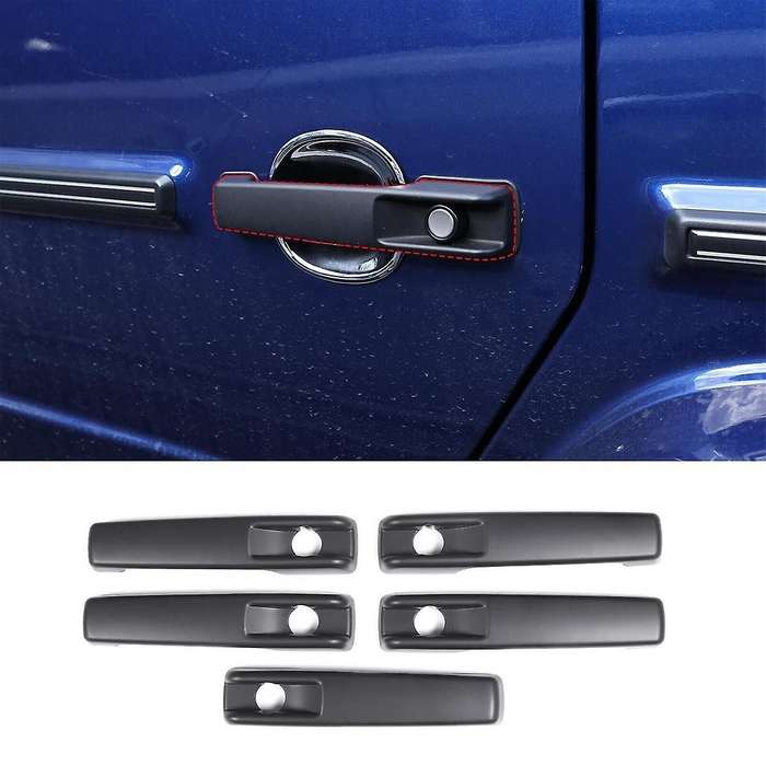 Car Matt Black Exterior Door Handle Cover Trim for G Class W463 W464 G65 G55 G63 G500 G550 G350 2004