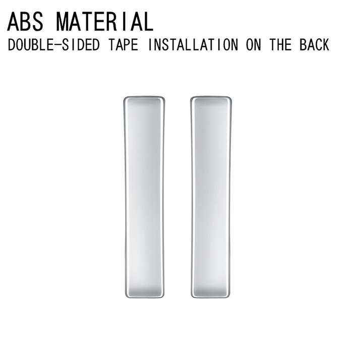 Car Matt Silver Middle Door Button Frame Trim Sticker Interior Accessories for Alphard/Vellfire 40 S