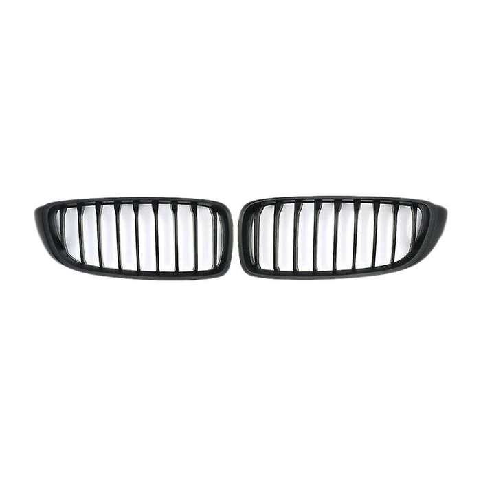 Car Matte Black Front Bumper Kidney Grille for- F32 F33 F36 420I 428I 435I 14-16