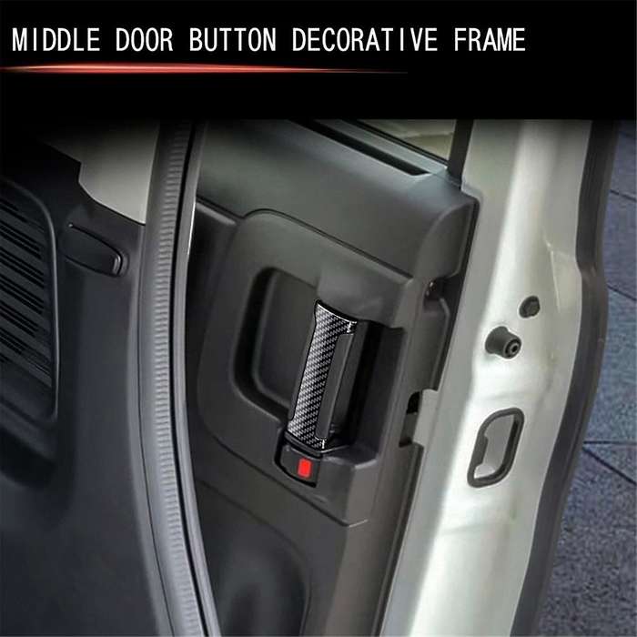 Car Middle Door Inner Handle Button Trim Sticker for SPACIA Custom MK04 2017-2024 Car Accessories Ca