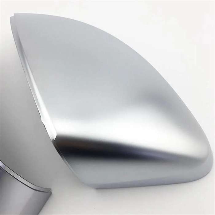Car Mirror Cover Matte Chrome Silver Rearview Mirror Cover Protection Cap for A3 S3 2013- 2019