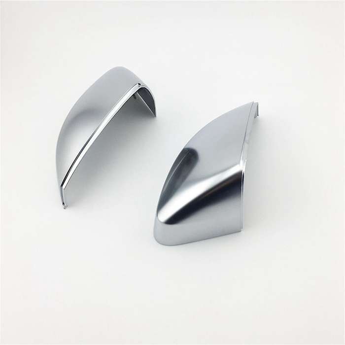 Car Mirror Cover Matte Chrome Silver Rearview Mirror Cover Protection Cap for A3 S3 2013- 2019
