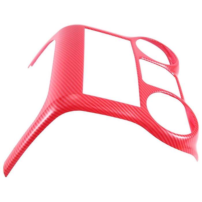 Car Modification Accessories Center Console Decorative Panel Interior Red Carbon Pattern for Jk 201