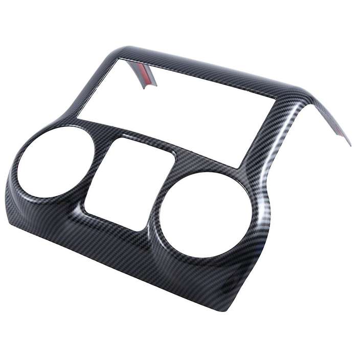 Car Modification Accessories Center Console Decorative Panel Interior Black Carbon Pattern for Jk 2