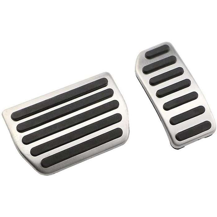 Car Modified Aluminium Alloy Accelerator Gas Brake Pedal AT Pad Stickers for S60 S60L XC60 XC70 V70