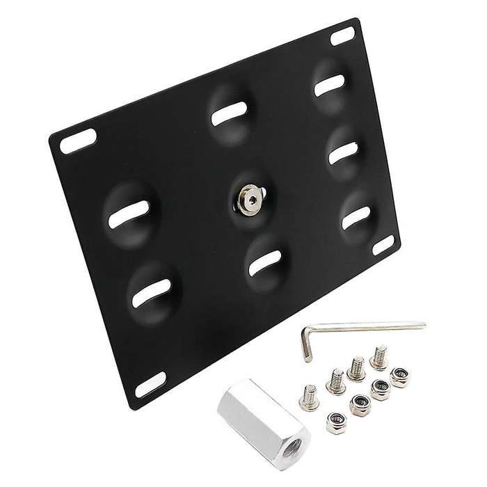 Car Modification Tow Hook License Plate Bracket with Adapter American License Plate Frame for  E Ser