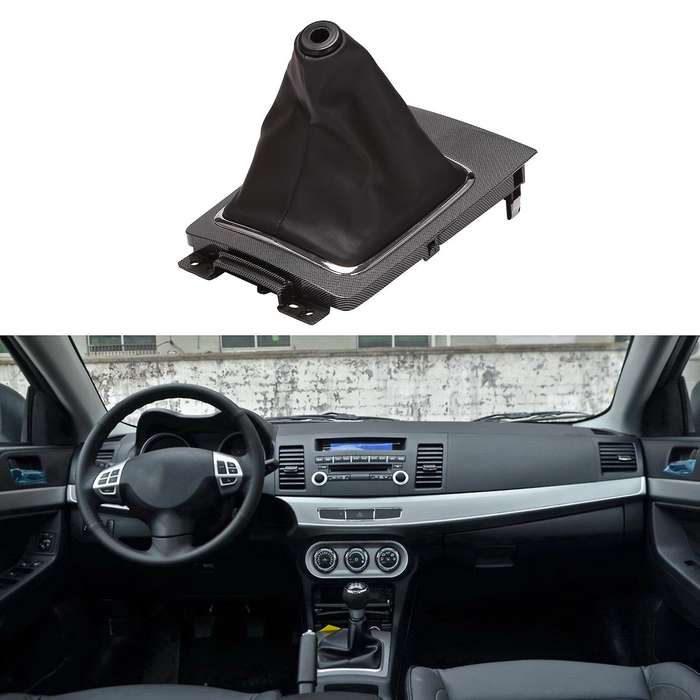 Car MT Gear Shift Lever Panel Shift Panel Cover for EX Carbon Style