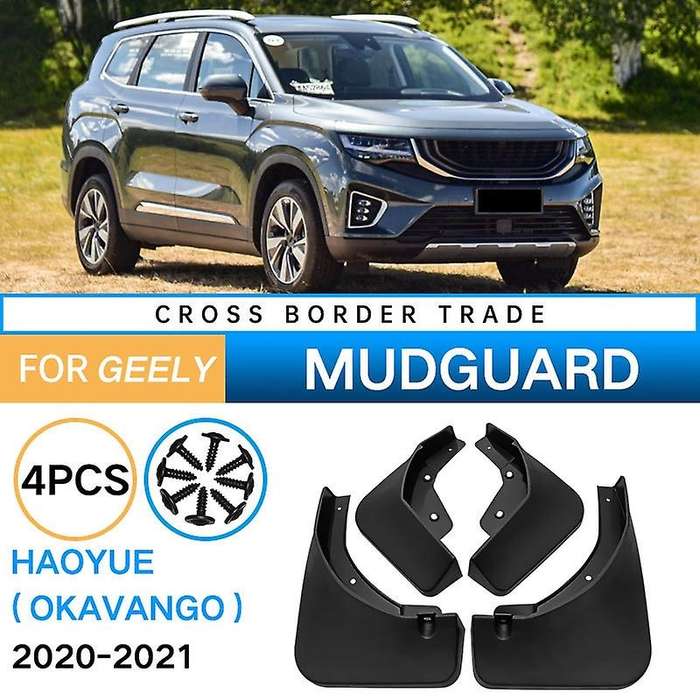 Car Mudflaps for Geely Okavango 2020-2021 Mudguard Mud Flap Guard Splash Mudguards Car Accessories