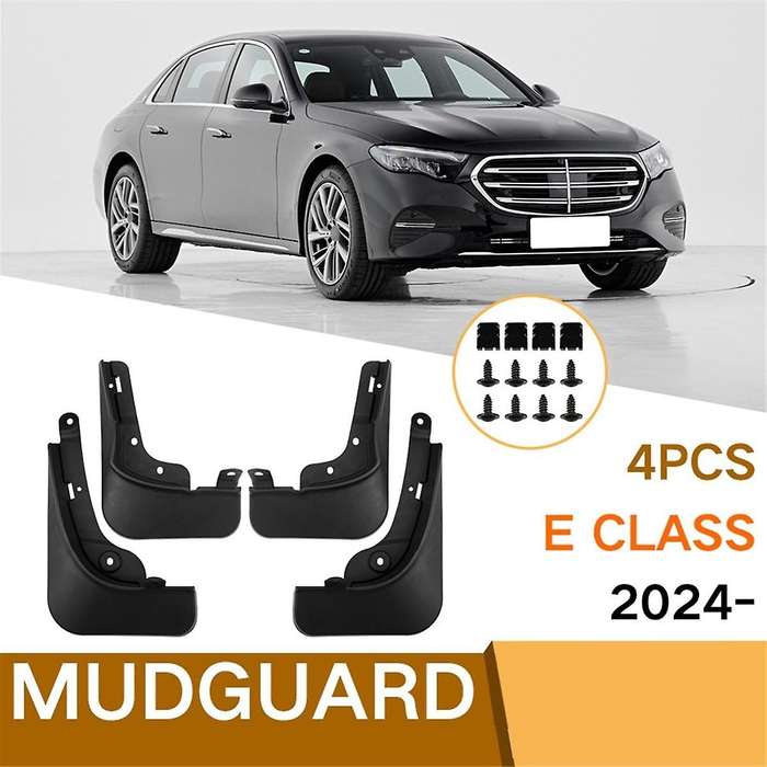Car Mudguards for E-Class 2024 Front Rear Mud Flaps Guards Splash Car Exterior Parts