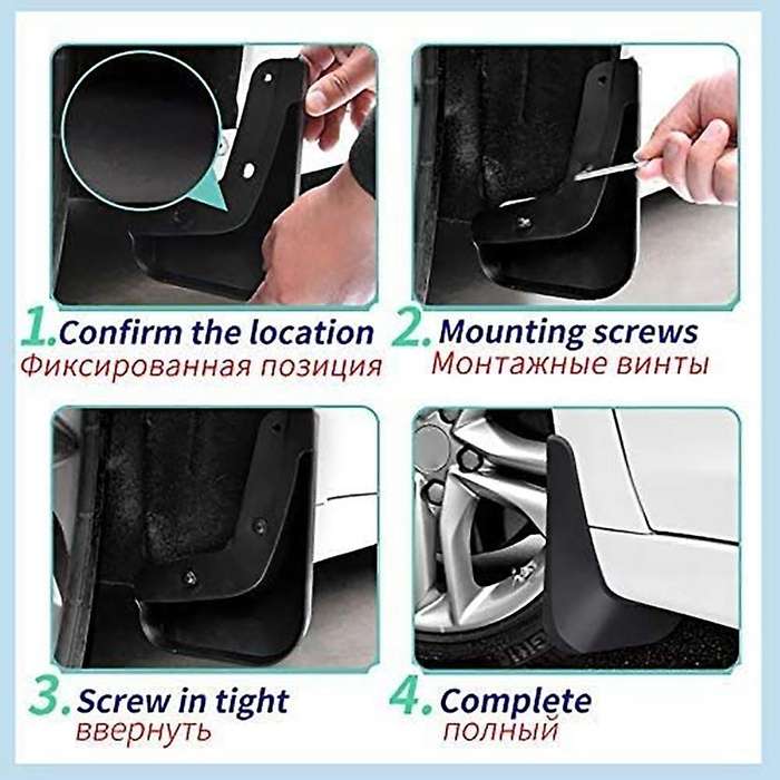 Car Mudguards Front Wheel Fenders Mud Flaps Splash Guards for V Class W447 2016-2020 with Side Skirt